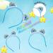 Fishdown Cute Cat Ears Headbands Set for Girls - Non-slip Transparent Quicksand Design (7pcs Per Pack, Color-1) - Buy Online on SooperMarket.com