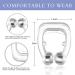 Snore Stopper Nose Clips - Quiet Restful Sleep with Comfortable Silicone & Magnets - Clear & Travel-Friendly (6 Pack) - Buy Online on SooperMarket.com