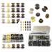 EXCEART 100 Sets Lash Rivet Boxed Diy Crafts Brass Rivets Double- Sided Rivets Diy Studs Self Made Component Assorted Color 0.8x0.8cm - Buy Online on SooperMarket.com