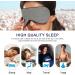 Haskirky Light Blocking Eye Mask | Adjustable Breathable Adult Men & Women Travel Yoga Meditation | Plain Grey Solid - Buy Online on SooperMarket.com