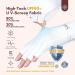 Saviland UV Gloves for Nails - UPF80+ High-tech Fingerless Gloves for Manicures | Anti UVA & UVB Protection | Gel Nail Lamp Skin Care | Prevents UV Harm - White - Buy Online on SooperMarket.com