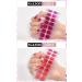NAILDOKI Nail Stickers - 12 Sheets x 16 Pieces Full Wraps - Self-Adhesive Gel Nail Art Decals for Women and Girls - Buy Online on SooperMarket.com