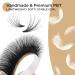 LASHVIEW Easy Fan Volume Lashes - Silk Semi-permanent Handmade Auto-Fan Eyelashes (0.07-C 8-15mm Mixed) for Professional Salon Use - Buy Online on SooperMarket.com