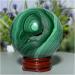Natural Crystal Rough Natural Sphere Green Malachite Crystal Ball Natural Geode Hand Polished Specimen Reiki Gift Stone Home Decoration 1pc 350-370g - Buy Online on SooperMarket.com