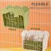 Hanging Rabbit Hay Feeder | Small Animal Hay Rack for Guinea Pigs and Dwarf Rabbits (Green) - Buy Online on SooperMarket.com