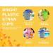 Arrow Home Products Sip A Mug  14oz  6pk - Easy to Grip Plastic Kid's Cup Where the Handle is the Straw - BPA-free with Screw-On Caps Great for Everyday Use  Made in the USA - Assorted Colors - Buy Online on SooperMarket.com