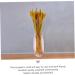 OUNONA 100PCS Decorative Wheat Ear Floral Arrangement Wheat Ear gift decorate bouquet natural Desktop Wheat Ear household rural wedding ears of wheat flower arrangement props - Buy Online on SooperMarket.com