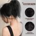 Clip on Ponytail for Woman 8 Teeth Claw Messy Bun Makeup Ponytail Extension Synthetic Fiber Stylish Clip in Claw Hair Washable Hairpiece for Photography Black - Buy Online on SooperMarket.com