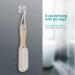 Foot file tote foot cuticle remover pedicure foot file skin callus pumice removal stone foot pedicure tool with wooden handle for pedicure and foot care - Buy Online on SooperMarket.com