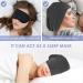 Silk Bonnet Sleep Cap with Satin Lining for Medium Curly Hair - Grey - Buy Online on SooperMarket.com