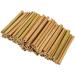 100 Pack Bamboo Sticks for Crafts Natural-Colored Bamboo Stakes for Craft Supplies for DIY Bee Houses Jewelry Projects 5.2 Inches Long and 0.26-0.37 Inches Thick