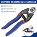 WORKPRO 190mm Wire Rope Cutter - Cr-V Steel Cable Cutter Tool for Stainless Steel Rope & Bicycle Brake Cable Repair - Buy Online on SooperMarket.com