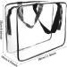 Sibba Clear Tote Bag | Large Transparent Makeup Storage Bag | Waterproof Cosmetic Organizer Handbag | Travel Accessory | Clear Fashion - Buy Online on SooperMarket.com