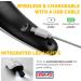 LuckyTail Dog Nail Grinder Trimmer: Professional 2-Speed Electric Pet Grooming Tool Kit | Quiet & Painless Paw Clipping | Rechargeable - Buy Online on SooperMarket.com