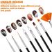 Shop Hanyousheng 20-Piece Nail Brush Set | 15 Design Brushes & 5 Dotting Tools for DIY Nail Art | Black | International Shipping Available - Buy Online on SooperMarket.com