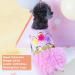 KYEESE Dog Dress Unicorn Tiered Layer Tutu Tulle Birthday Party Dress for Small Dogs - Medium Size | Sequin Embellishments | Pack of 1 - Buy Online on SooperMarket.com