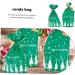 KOMBIUDA Christmas Sack 50pcs Christmas Bag Candy Bags Halloween Candy Christmas Drawstring Bag Snowflake Crisp Ribbon - Buy Online on SooperMarket.com
