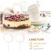 Angoily Cake Picks Cupcake Topper Cake Decoration Cake Pick Party Supplies White Paper Cup Pearl - Buy Online on SooperMarket.com
