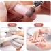 Luckaide Grinding Sleeve Nail Cutter 100 Pieces Grit 80/120/240 Grinding Caps for Manicure & Pedicure Best Quality Nail Miller Attachments for International Shipping - Buy Online on SooperMarket.com