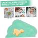 ABOOFAN Cake Mold Silicone Molds Cookie Silicone Gummy Molds Animal Rice Mold for Baking Ice Mold Platinum 22.1X19.3X2.6CM Green - Buy Online on SooperMarket.com