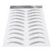 6D Waterproof Eyebrow Stickers - Professional Eyebrow Makeup Tool for Women & Girls - Long-lasting Black Transfer Stickers (BLACK-09 - Buy Online on SooperMarket.com