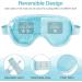 Gamufw Cooling Eye Mask Hot Cold Therapy Gel Eye Mask for Puffy Eye Migraine Relief Headache Dark Circles Dry Eyes Swollen Eyes Sinus Pain (Blue) - Buy Online on SooperMarket.com