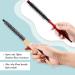 Mini Round Wood Hair Brush Set for Hair Styling - Nylon Bristles, Ideal for Blow Drying and Beard Care - 2 Styles Available - Buy Online on SooperMarket.com
