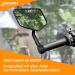 Arkham Bicycle Mirror - Extra Large HD Real Glass Rearview Mirror for E-Bikes & Bicycles | Universal Fit 15-20mm Left Handlebar - Buy Online on SooperMarket.com