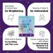 Soo'AE Unicorn Glow Hologram Mask - Clarifying Brightening Hydrating Foil Mask with Charcoal, Niacinamide, and Witch Hazel - Buy Online on SooperMarket.com