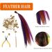 50pcs Colored Hair Extension Set - Hair Wig, Tinsel, Hair Band Kit for Women - High Temperature Wire, Bulk Wigs - European & American Style - Buy Online on SooperMarket.com