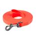 Toozey drag line for dogs 3m / 5m / 7m / 10m / 15m / 20m drag line with hand loop and mains bag waterproof training line for large to small dogs robust dog leash 5m neon orange