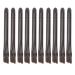 KALLORY 10 Pcs Eye Shadow Brush Makeup Applicator Eye Defining Brush Sponge Makeup Brush The Face Miss Blush 5.8X0.7X0.5CM Black