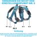 Buy Belpro Multi-Purpose Dog Harness - No Pull Reflective Adjustable Vest for Large Dogs - Durable Handle & Dog Dishes - Ideal for Active Dogs (Blue M) - Buy Online on SooperMarket.com