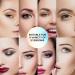 Eyebrow Stamp Shaping Kit with Long-Lasting Buildable Brown Black Powder - Includes 10 Stencils and 2 Pen Brushes - Perfect Gift for Women - Buy Online on SooperMarket.com