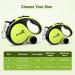 Pecute 3m Dog Leash | Eco-Friendly Roller Linen with Feces Bag Holder 360 Extension Anti-Slip Handle & Quick Brake for Dogs Up to 15kg - Buy Online on SooperMarket.com