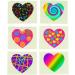 Funky Heart Tattoos - 72 Pieces | Trendy Temporary Tattoo Set - Buy Online on SooperMarket.com