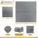 HEKU 100 Monochrome Napkins - 3-Layer 33x33cm | Stylish Gray 5-Pack for Events & Gastronomy | Highly Absorbent & Uniform Quality - Buy Online on SooperMarket.com