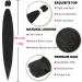 Xusuperb 36 Inch Extra Long Pre-Stretched Braiding Hair - 1B Black Knotless Yaki-Texture Extensions | 6 Pack Kanekalon Synthetic Braids - Buy Online on SooperMarket.com