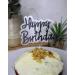 Cake Topper (Happy Birthday Black) Happy Birthday cake topper Black - Buy Online on SooperMarket.com