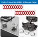 Child Safety Stove Knob Covers - 5 Pack with Double-Key Lock | Universal Gas Oven Knob Guards for Baby Proofing - Buy Online on SooperMarket.com