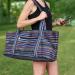 AURORAE Yoga Mat Tote Bag - Extra Wide for Most Yoga Mats & Accessories, Navy Multi - One Size - Buy Online on SooperMarket.com