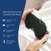 Mindful & Modern Lavender Eye Mask for Meditation, Yoga & Sleep | Weighted for Deep Relaxation | Soft Black Satin Cover with Flax Seed Fill - Buy Online on SooperMarket.com