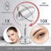 Mirrorvana Large Double Sided 10X and 1X Magnifying Makeup Mirror - 15 Height, 8 Wide with Stand - Gift Box Included - Buy Online on SooperMarket.com