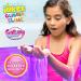 Inkee Bath Slime Galupy Mermaid - Neon Pink Mucous Powder with Vitamin E & Cotton Candy Aroma | 100g Bathing Glibber for Ultimate Relaxation - Buy Online on SooperMarket.com