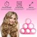 Mabufun Jumbo Hair Rollers Set Hair Rollers Self Grip Curlers For Long Hair No Heat Curlers Heatless Hair Rollers With Clips & Comb 24 Packs (Yellow Pale Red.Green Grey 24Pcs) - Buy Online on SooperMarket.com