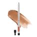 YES.EYE DO Gel Eyeliner Waterproof Smudgeproof Retractable Eyeliner Gel with built-in sharpener Colored Glitter Eyeliner Highly Pigmented and Creamy (Apricot)