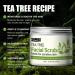Tea Tree Facial Scrub for Sensitive Skin - Gentle Exfoliation Natural Face Scrub Vegan & Cruelty-Free - 10.58 oz - Buy Online on SooperMarket.com