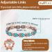 EnerCoppeX Copper Magnetic Bracelet for Women - Turquoise Jewelry with 3500 Gauss Magnet (COB-0175) - Buy Online on SooperMarket.com