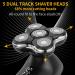 5-in-1 Electric Razor for Bald Men - Multifunctional Head Shaver Grooming Kit - Buy Online on SooperMarket.com