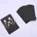120-Set Earring Display Cards with Self-Seal Bags - Necklace Holder Earring Tags for Jewelry - Black, 3.5 x 2.4 Inches - Buy Online on SooperMarket.com